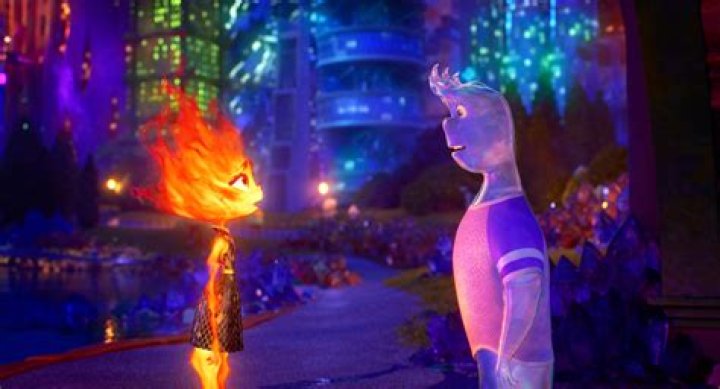 Ember and Wade in 'Elemental'