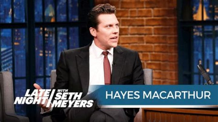 Hayes MacArthur Net Worth