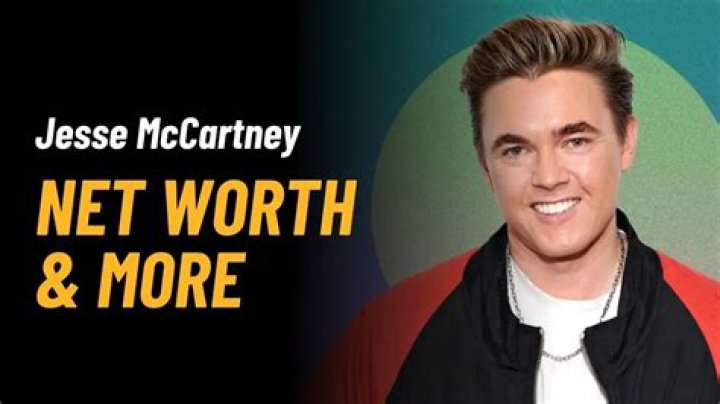 Jesse McCartney Net Worth