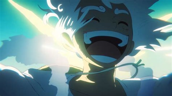 Luffy from One Piece opening his mouth, and an image of the Fortnite logo