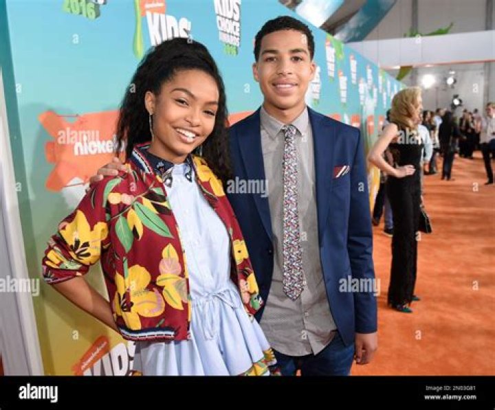 Marcus Scribner with Yara Shahidi