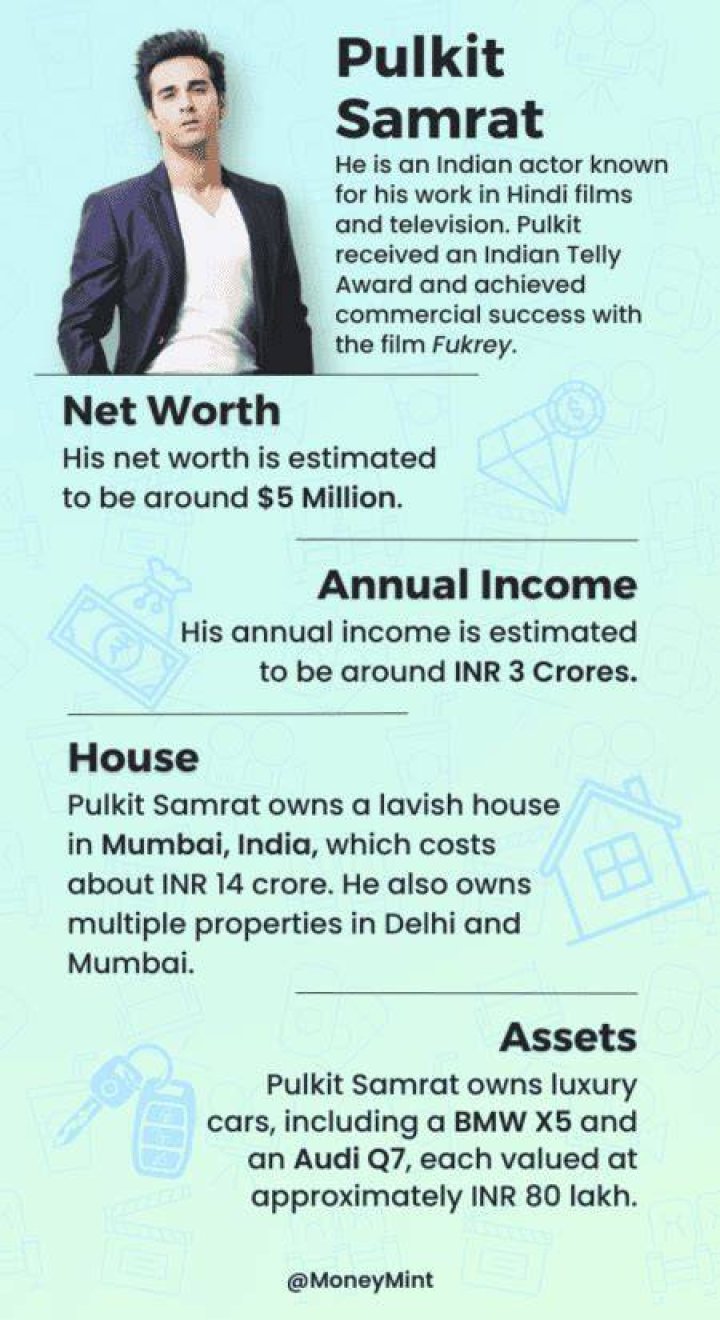 Pulkit Samrat Net Worth