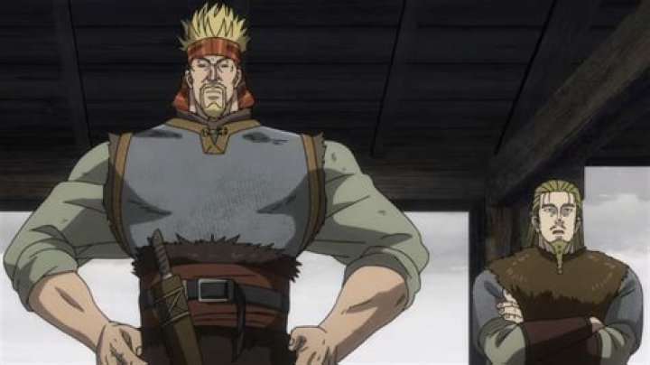 Thorkell stands beside a man of average height.